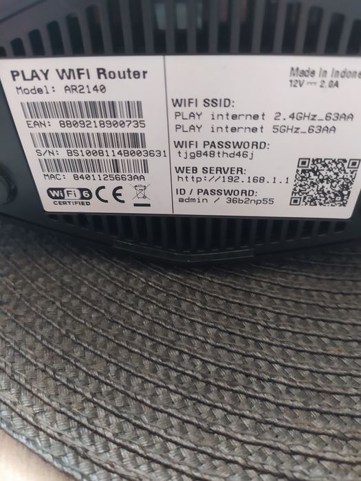 Router wifi Play ar2140