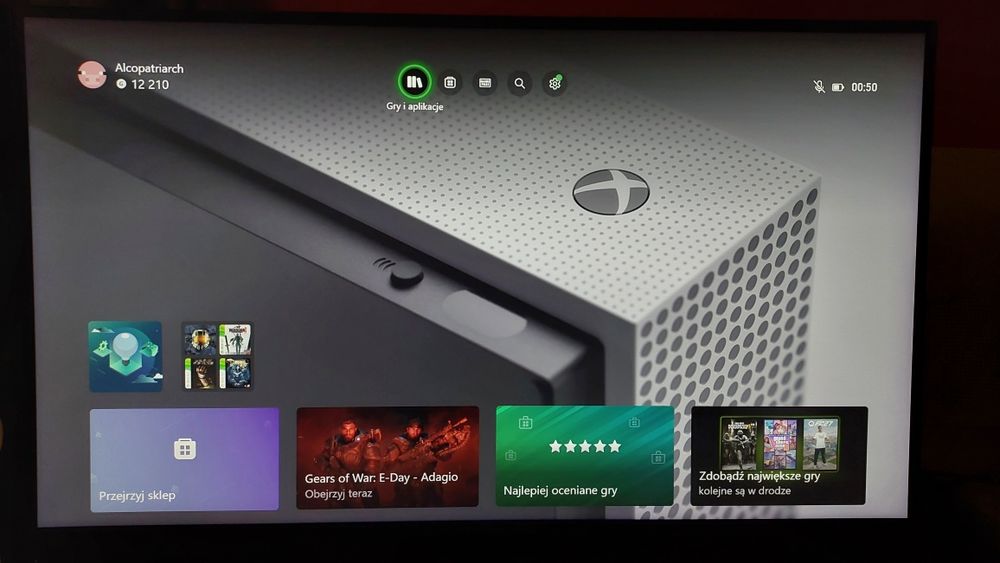 Xbox One S Model 1681 500GB z napędem + pad