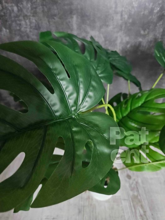 Sztuczny kwiat monstera 71 cm z doniczką ozdobna dom taras nowa