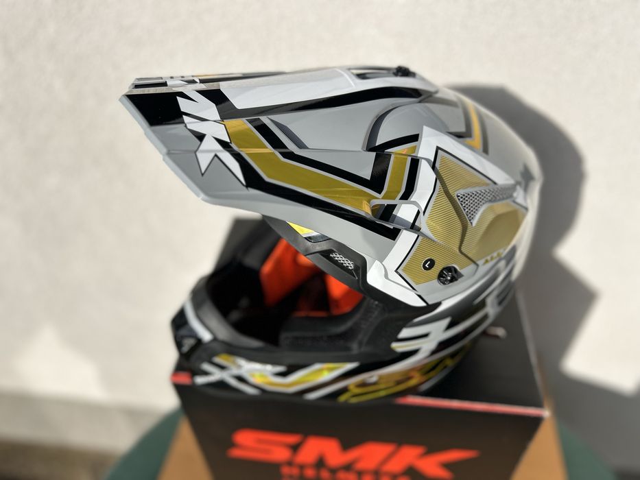 Kask motocyklowy cross HULAJNOGA quad SMK ALLTERRA rozmiar S 55cm