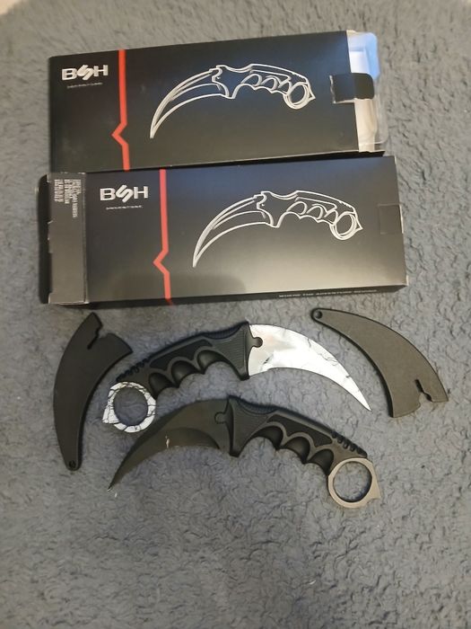 Karambit biały i czarny