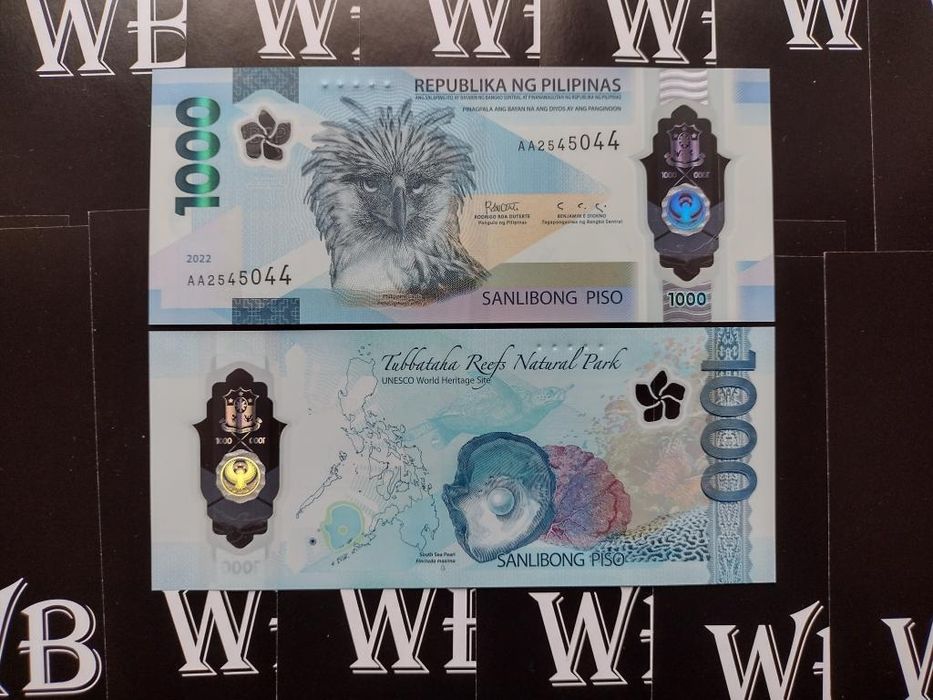 Филиппины 1000 Piso 2022 UNC Polymer