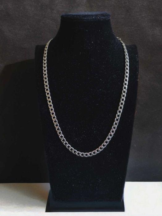 Naszyjnik , łańcuszek , stal chirurgiczna , 55 cm