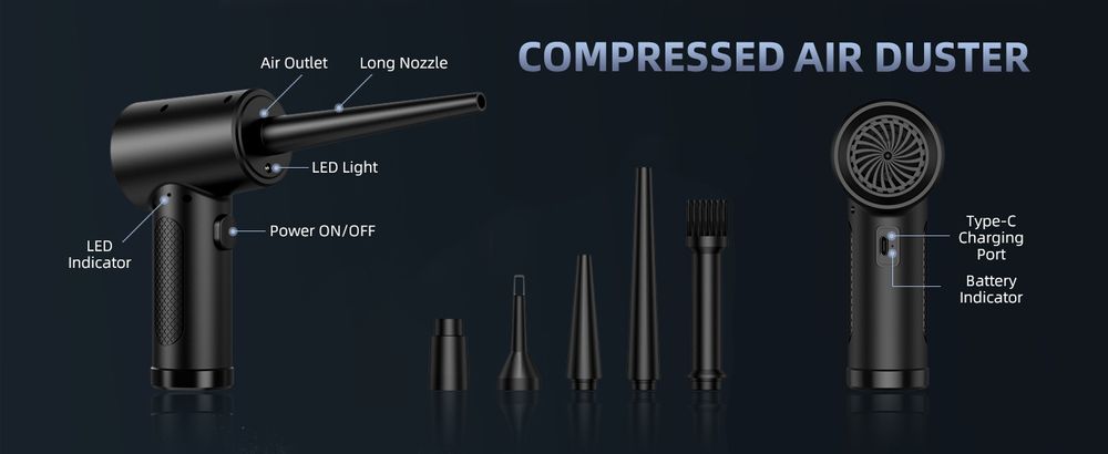 Турбовентилятор , воздуходувка аккумуляторная