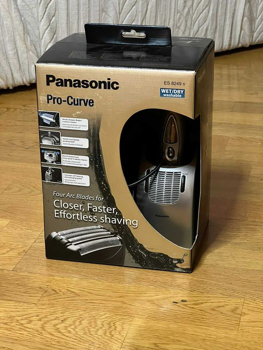 Golarka Panasonic ES 8249 Pro-Curve + Stacja Czyszcząca + Wkłady Zestaw