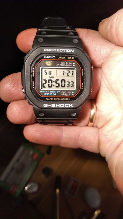 Casio DW-5000C-1A vintage pierwszy model G-Shock z 1983 roku