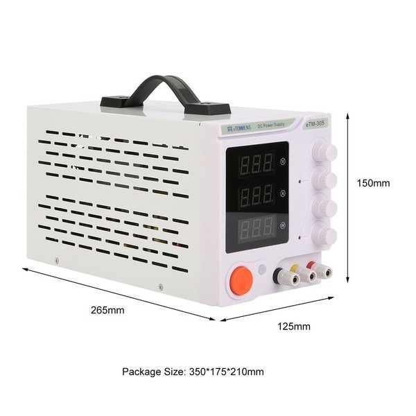 Лабораторный блок питания 30в 5А eTommens ETM-305 источник регулируемы