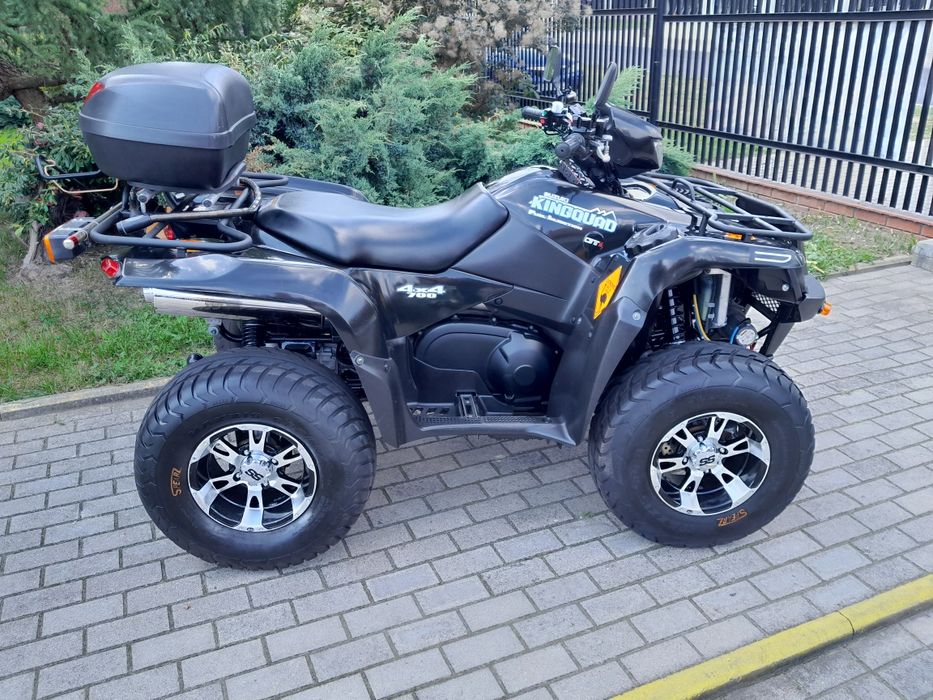 Suzuki kingquad 700 salon pl jak nowy 1700km Zarejestrowany Doposazony
