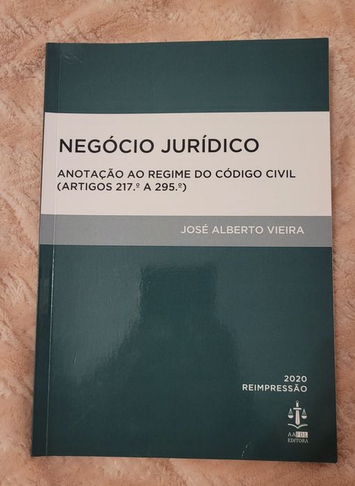 Livro Negócio jurídico José Vieira