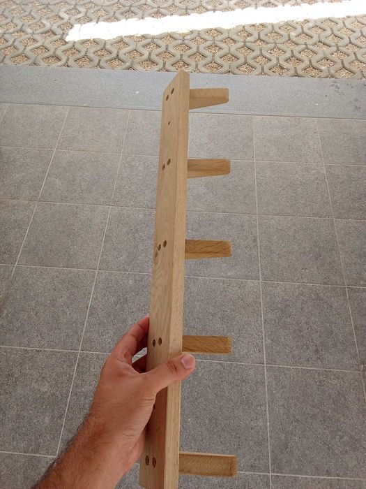 Bengaleiro de parede em carvalho