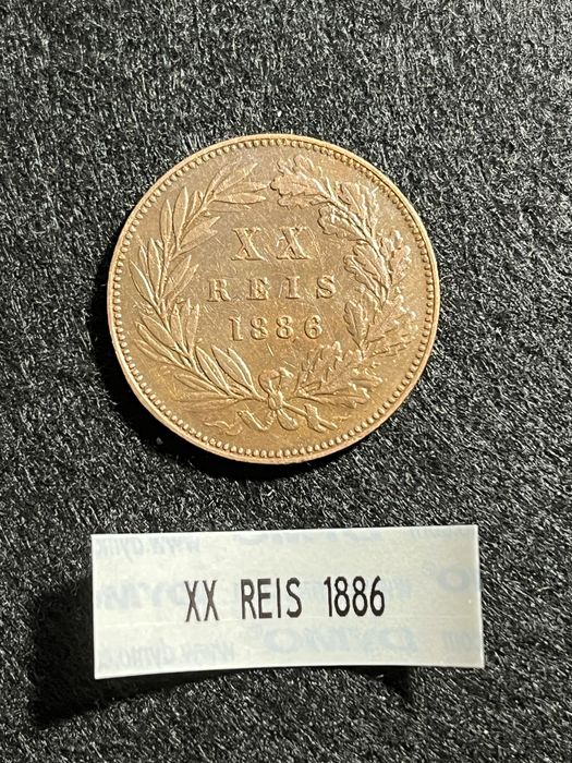XX Reis 1886 ( Bronze )