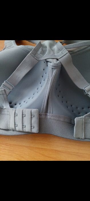 Stanik sportowy decathlon kalenji S szary