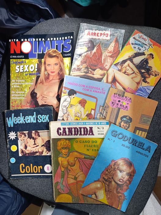 LOTE de várias revistas para adulto