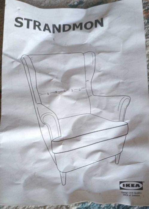 Poltrona STRANDMON IKEA - Edição Rara Castanha - Oportunidade Única