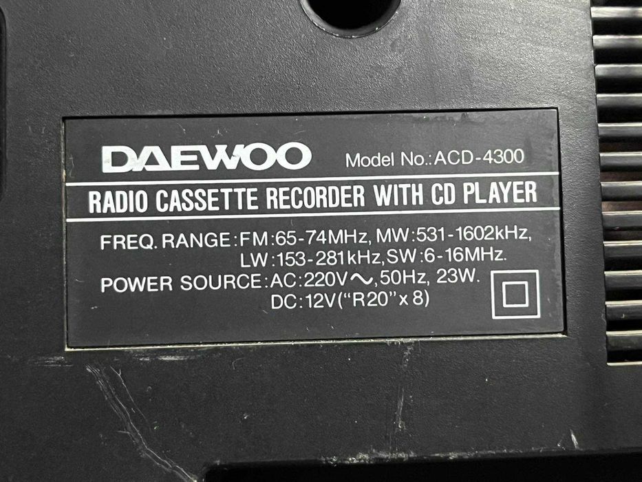 магнітола DAEWOO