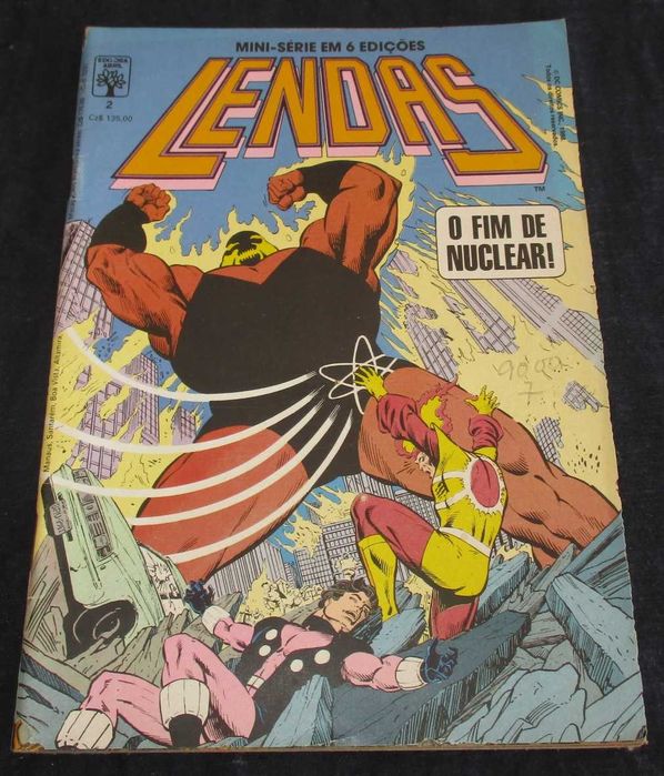 Livro BD Lendas 2 O Fim de Nuclear