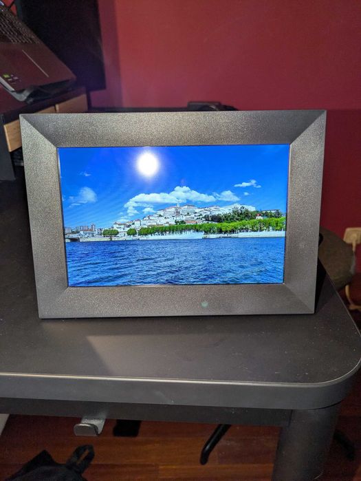 Moldura digital 8 polegadas ecrã táctil IPS HD (Nunca usado - PVP €60