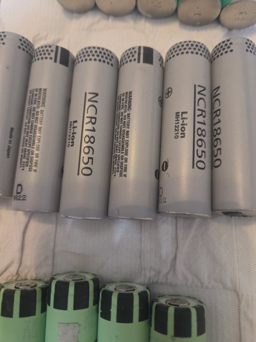 Pilhas Samsung/LG/outras 18650 3,7V recarregáveis - valor unitário