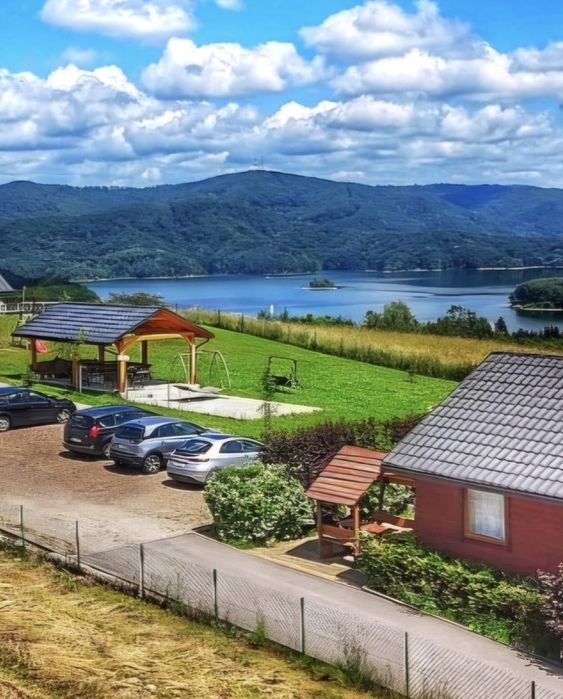 Pokoje-Solina/Polańczyk Jezioro Solińskie/widok na Jezioro