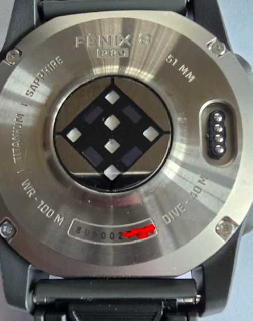 Garmin Fenix 8 PRO AMOLED Safira 51 mm Titânio