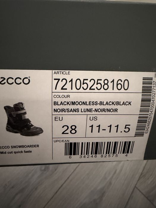 Зимові Ecco 28 розмір