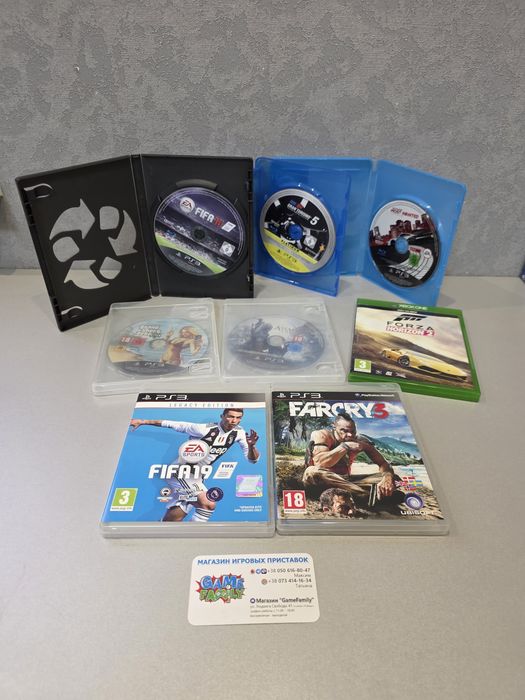 Fifa 19 16 Need for Speed Most Wanted GTA 5 Forza Horizon Assassin Creed 3 RUS/ENG Магазин Ps 3 Ps3 Xbox Диск Обмін Гра Диски