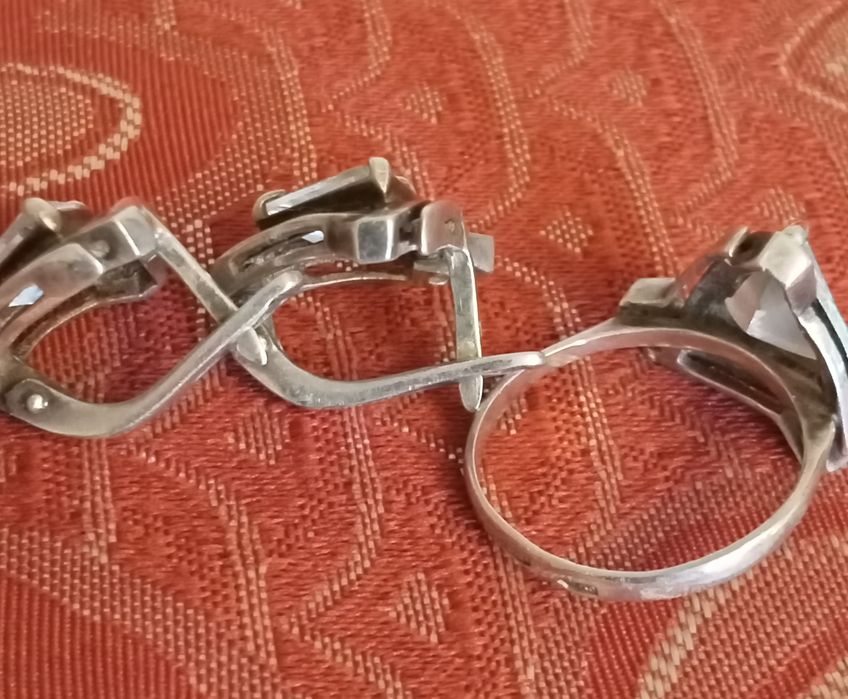 Комплект серебряный