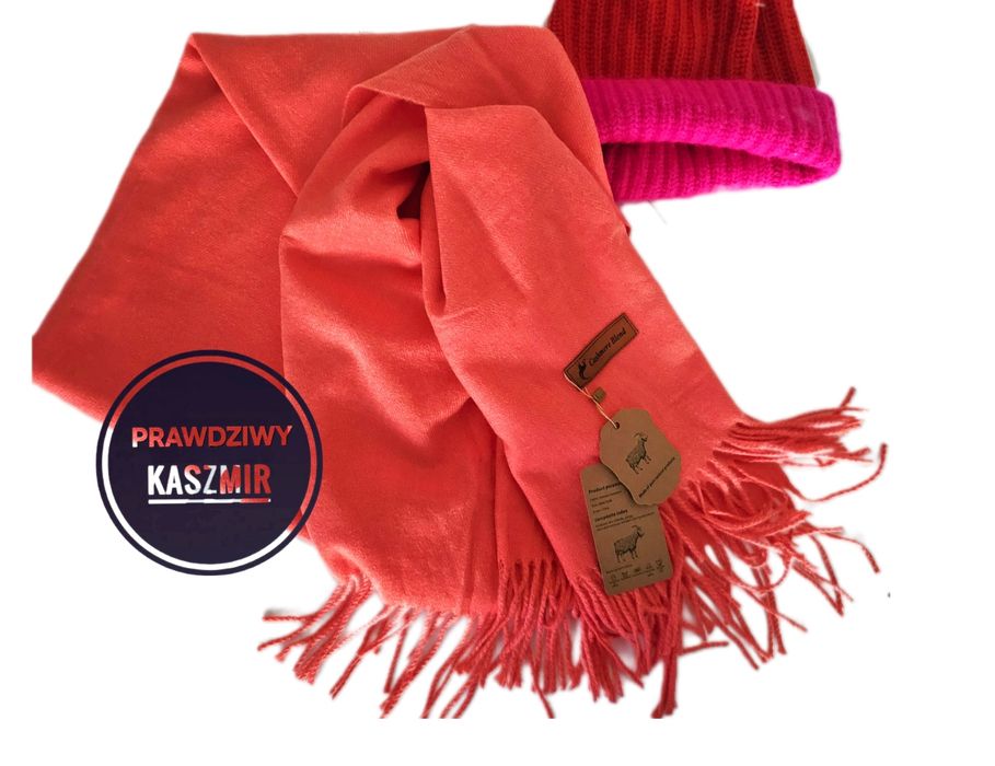 Szal z prawdziwego kaszmiru