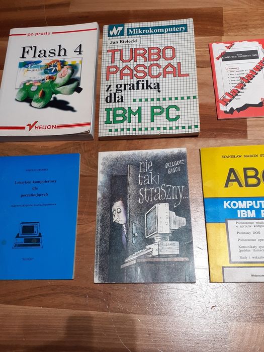 Stare komputery PC, Atari itp. Książki stan bardzo dobry lata 80 i 90.