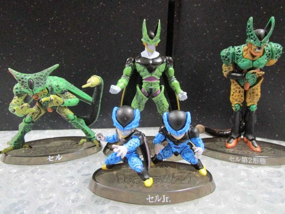 DBZ Soul Of Hyper Figuration Lote de 1º Cell, 2º Cell e Perfect Cell