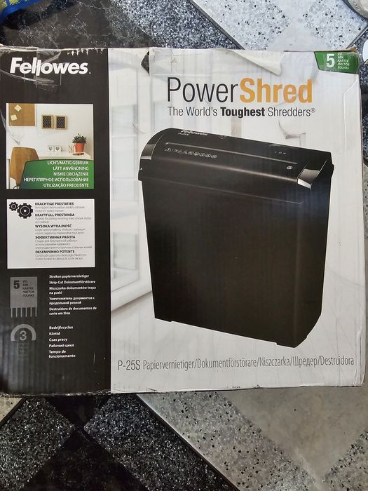 Niszczarka fellowes P-25s
