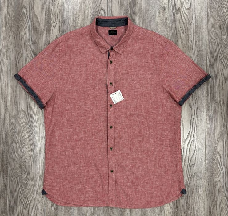 ACW85 XL Льняная Мужская тенниска рубашка xl льна acw85 лён льняная