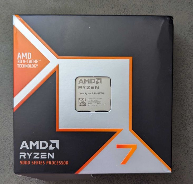 新品未開封　AMD Ryzen7 9800x3D AMD Ryzen 7 9800X3D 未開封 AMD 量っ Ryzen 7 9800X3D CPU