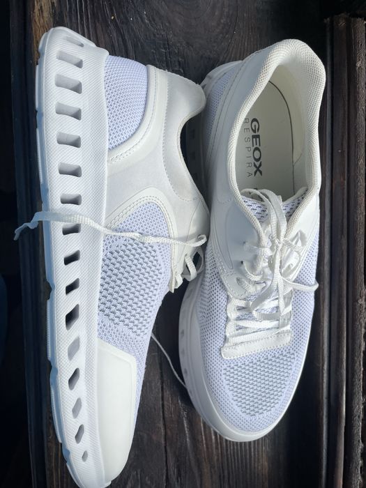 Кросівки Geox НОВІ 43 розмір 28,5 см устілка білі чоловічі