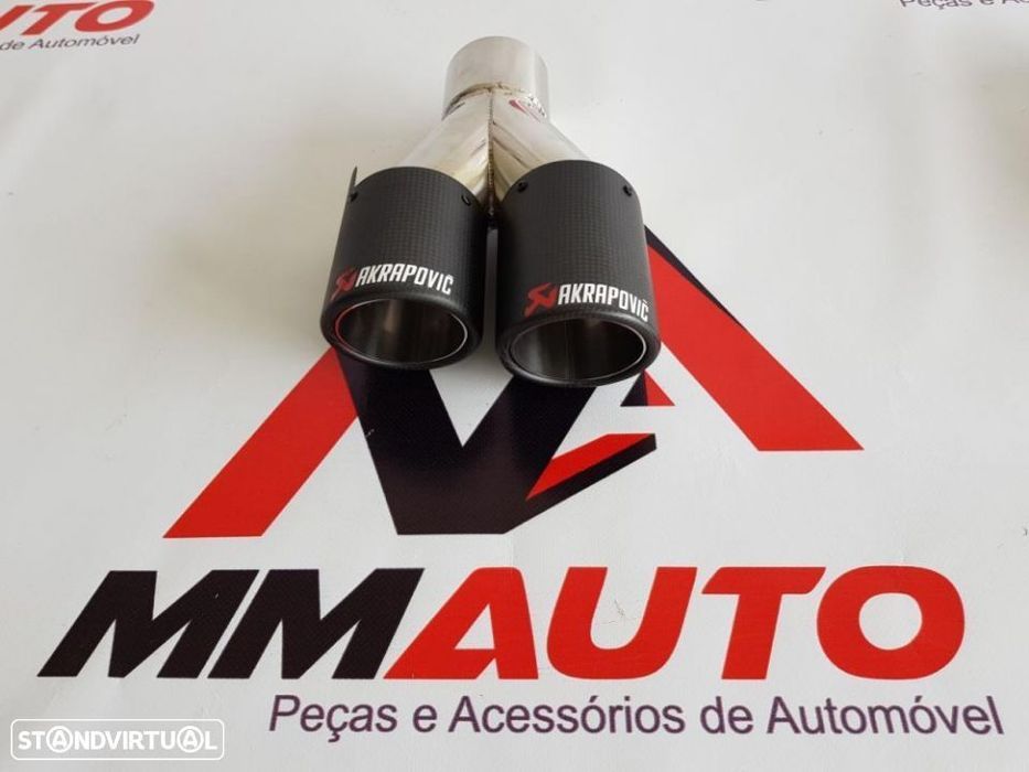 Ponteiras Dupla look Akrapovic