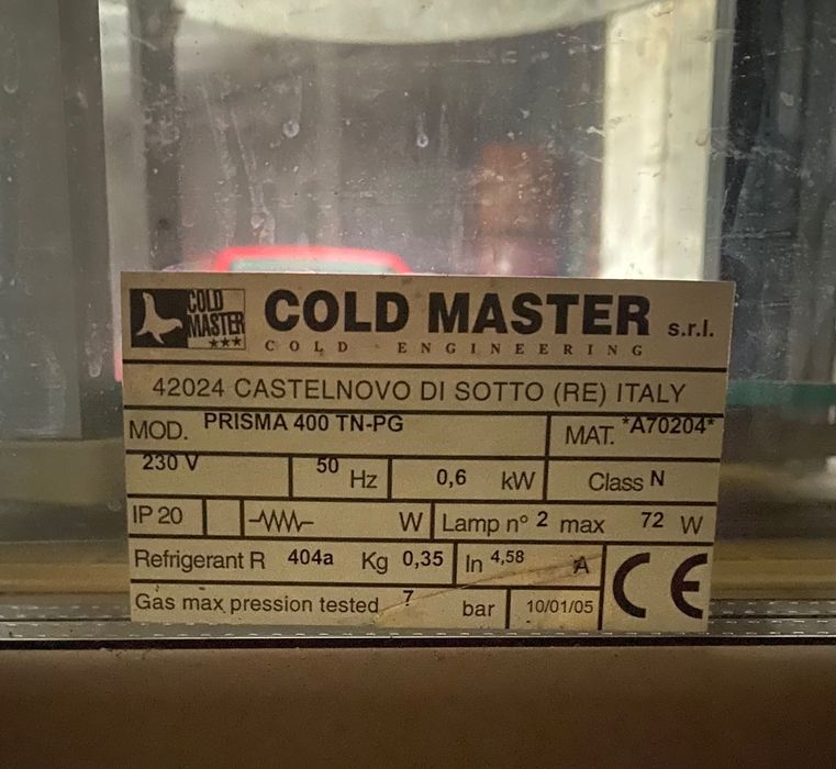 Vitrine Frigorífica Expositora