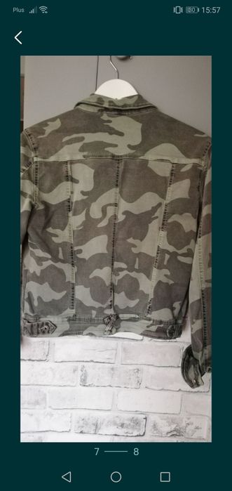 Kurtka jeansowa moro