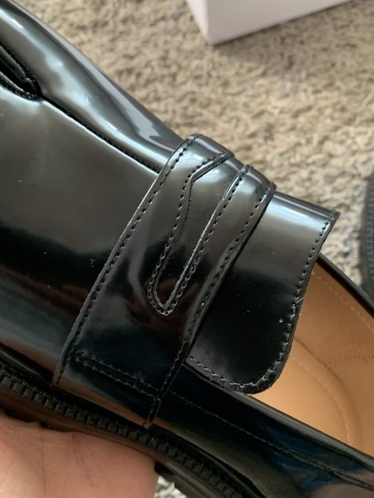 Нові чорні лофери Maison Margiela Tabi 39