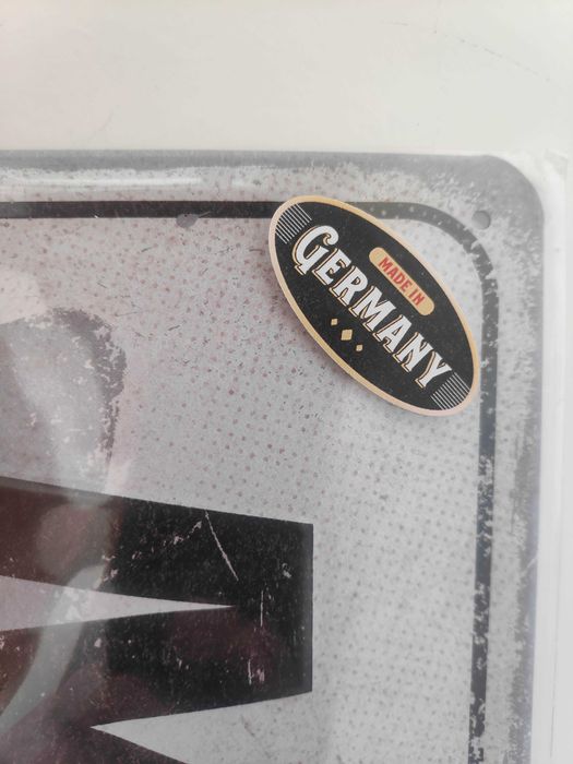 placa/chapa decorativa opel manta gt/e de 1974
