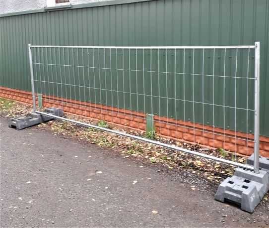 Ogrodzenie budowlane tymczasowe niskie Panel 3,5x1,2m 70mb niski