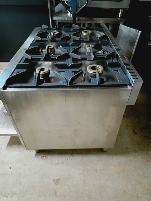 Fogão industrial a gás 6 queimadores e dois fornos