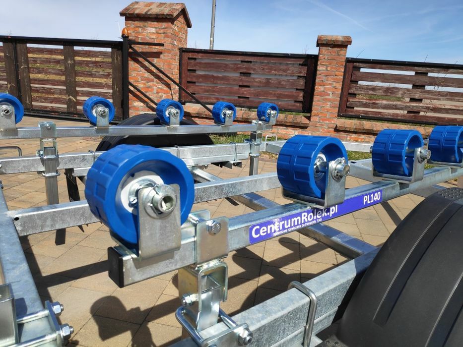 Płozorolki, rolki podlodziowe , kilowe do przyczepy