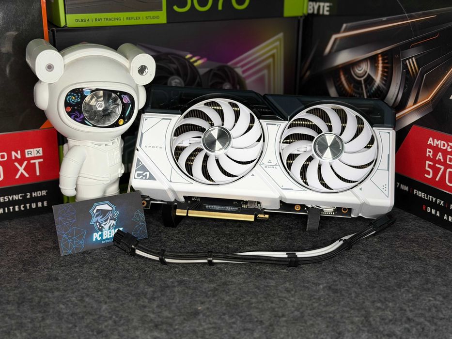 ASUS DUAL RTX 4070 WHITE OC 12GB GDDR6X | МАГАЗИН | Гарантія 90 днів