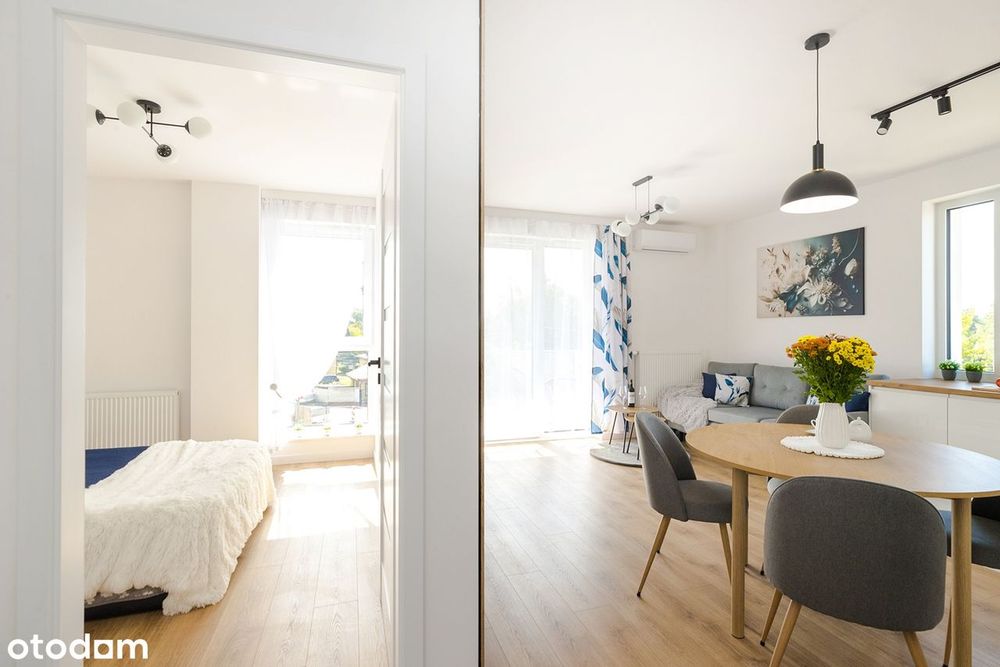 Nowe 3 pokoje Balkon Klimatyzacja wykonczone pod klucz Marki Słoneczna