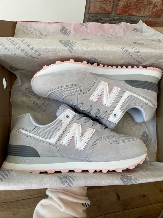 SALE! New Balance 574 Light Grey/Pink 36 37 38 39 40 41 42 43 44 45 46