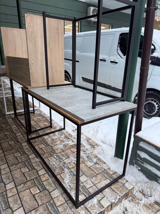 Стол loft стіл кутовий в асортименті