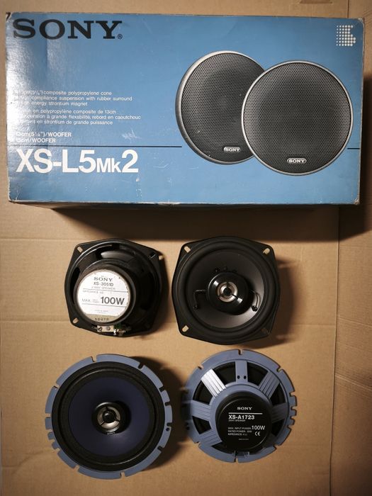 Colunas / Amplificador Car Audio SONY