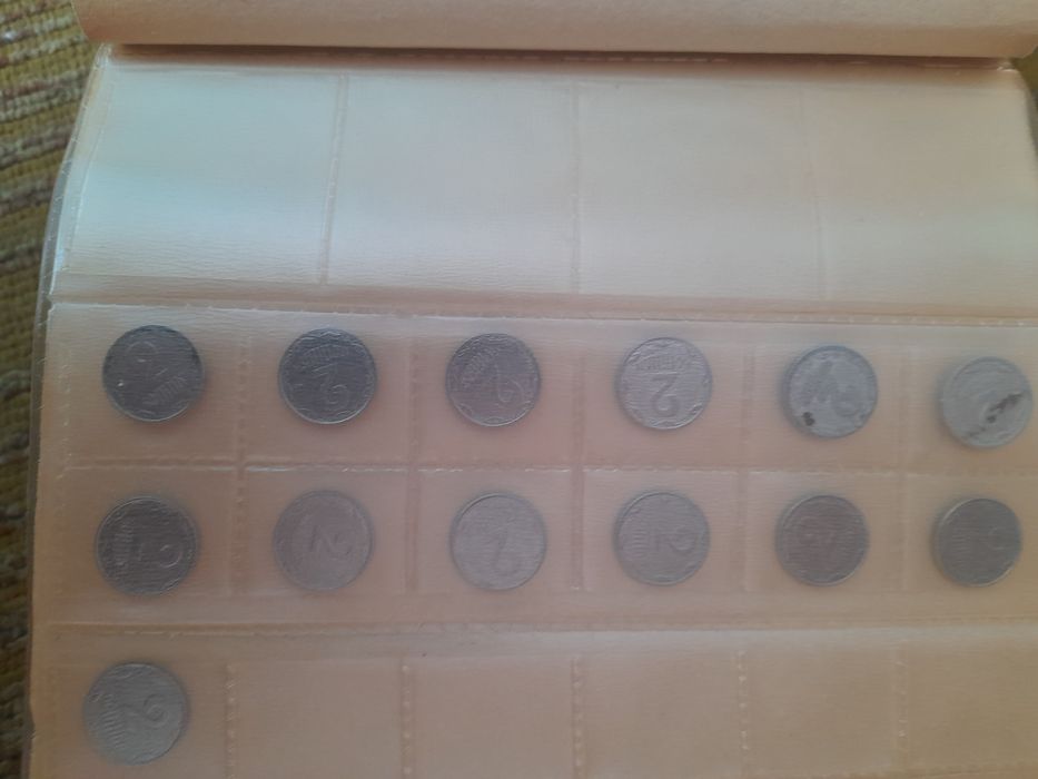Продам погодовки монет номіналом 1, 2, 5 копійок