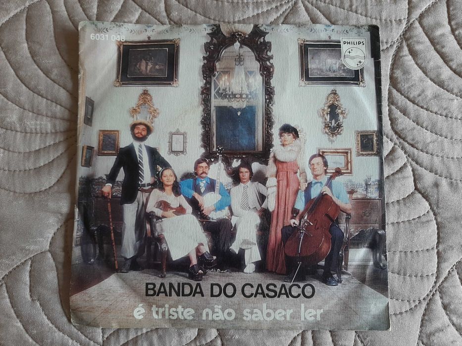 Banda do Casaco - É triste Não Saber Ler - Portugal - Single Vinil