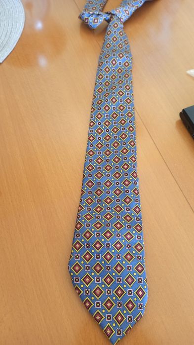 Krawat z jedwabiu marki Patrick Harness Paris